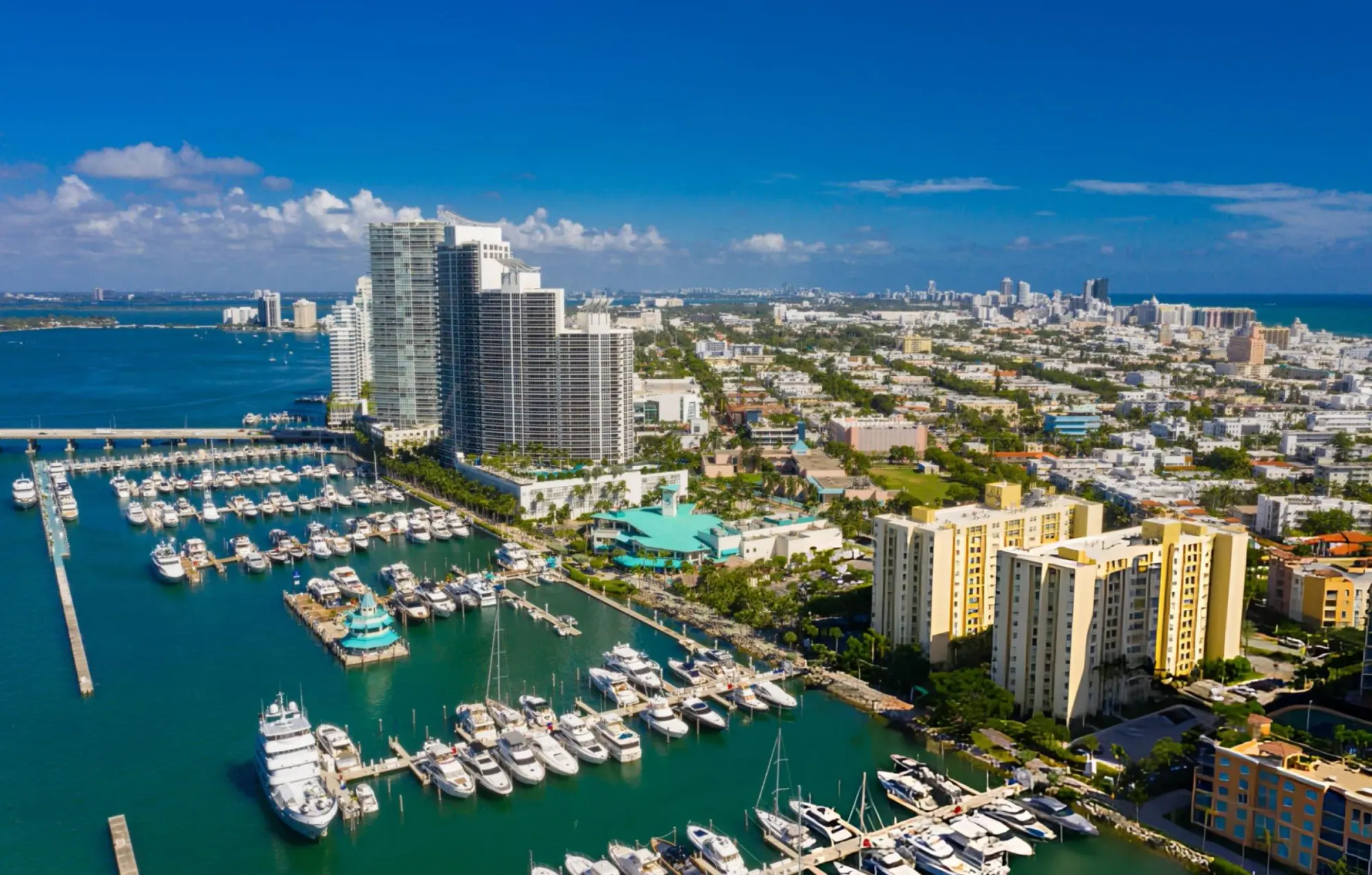 Miami Beach from above — where the record began